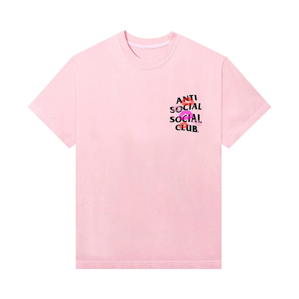 Anti Social Social Club Your Kiss T-Shirt Pink