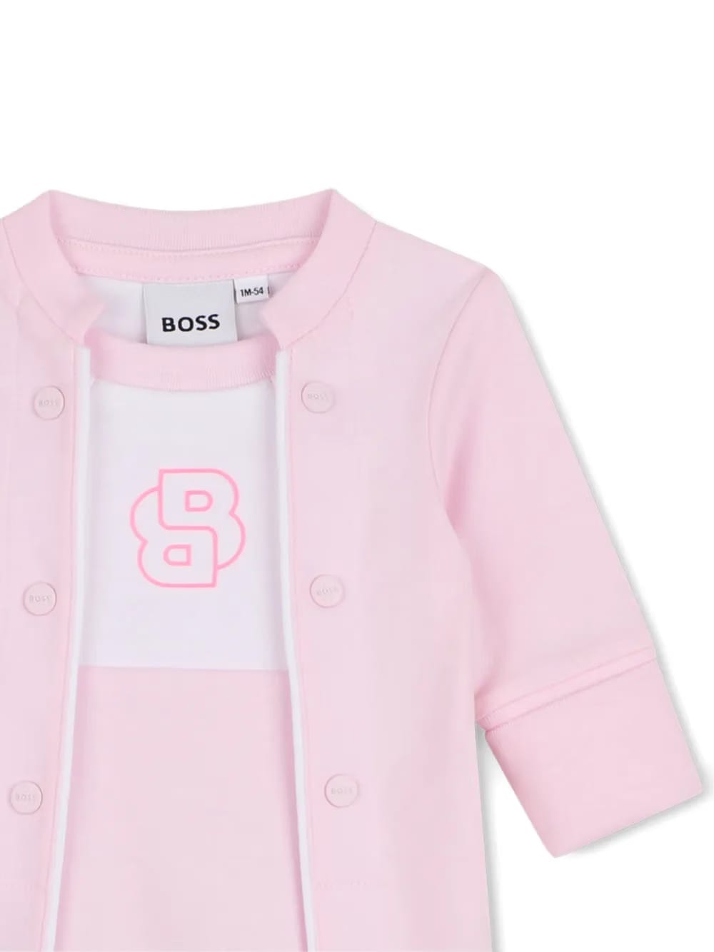 buttoned logo sleep bag
