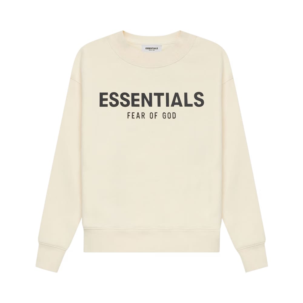 Fear of God Essentials Kids Pull Over Crewneck Cream Buttercream