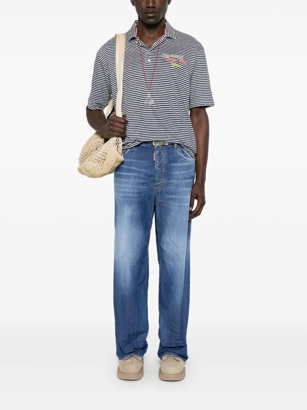 linen polo shirt