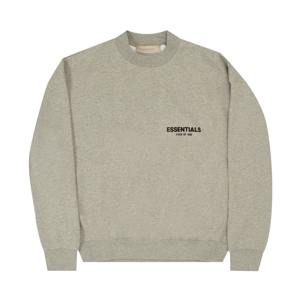 Fear of God Essentials Core Collection Crewneck Dark Heather Oatmeal