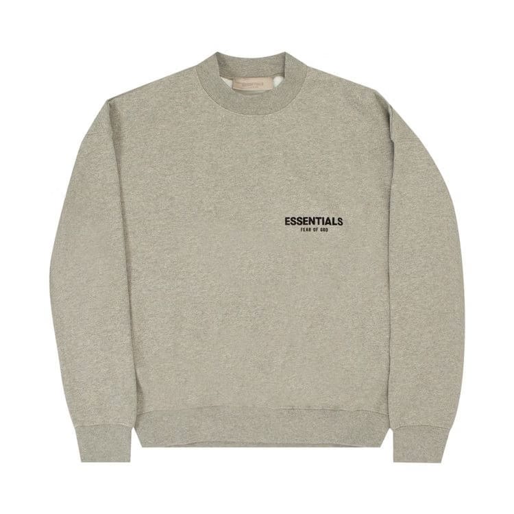 Fear of God Essentials Core Collection Crewneck Dark Heather Oatmeal