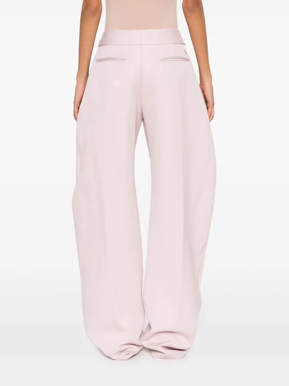 tailored wide-leg trousers