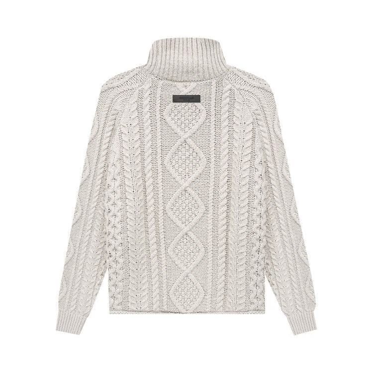 Fear of God Essentials Cable Knit Turtleneck Wheat