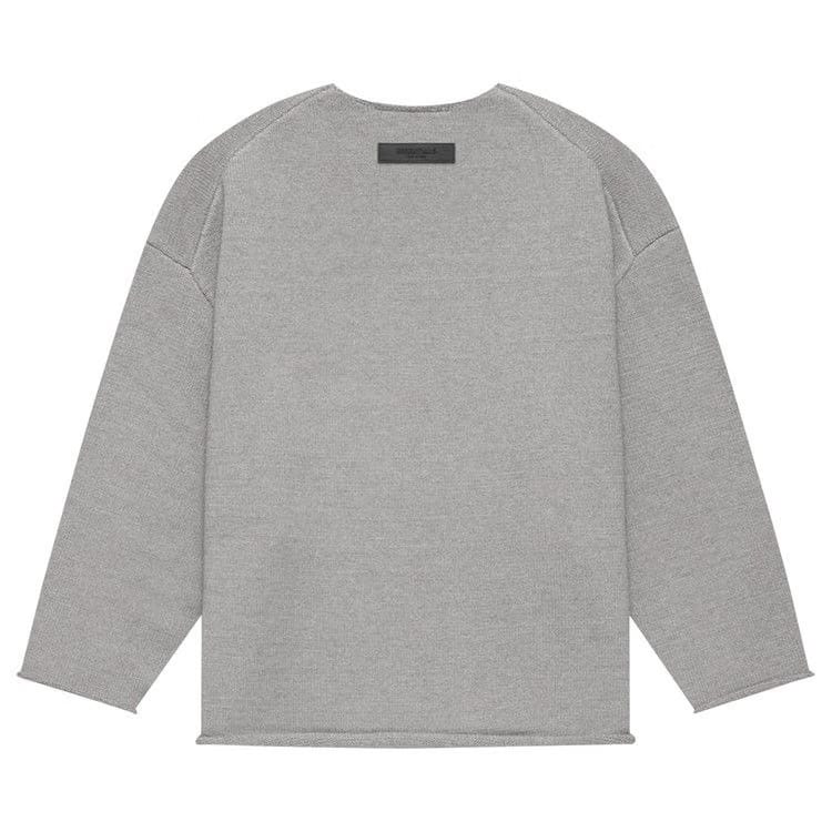 Fear of God Essentials Raw Edge Sweater Dark Oatmeal