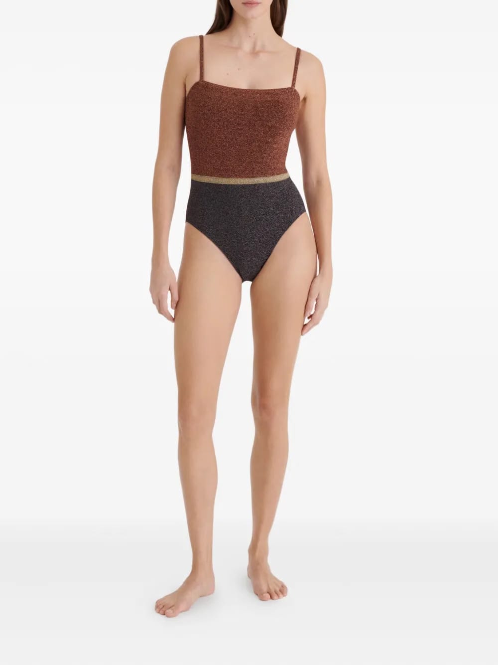 Calanque lurex swimsuit