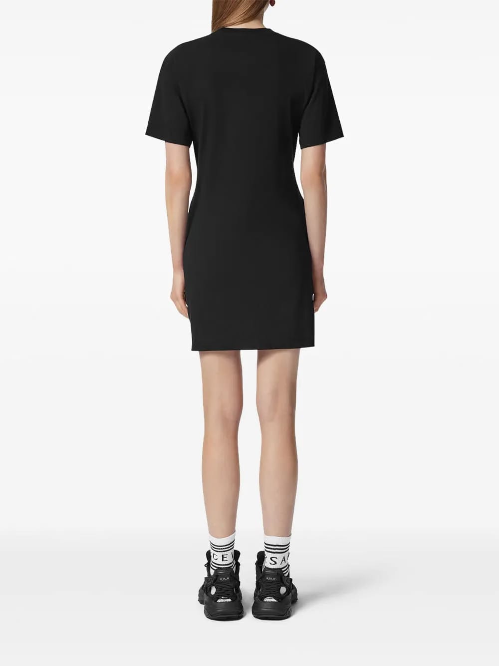 Safety Pin embroidered T-Shirt dress