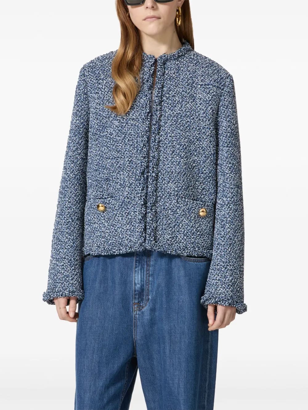 denim tweed jacket