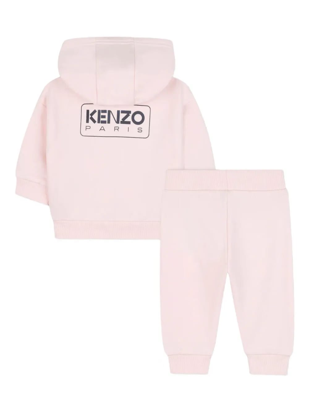 hooded zip-up tracksuit