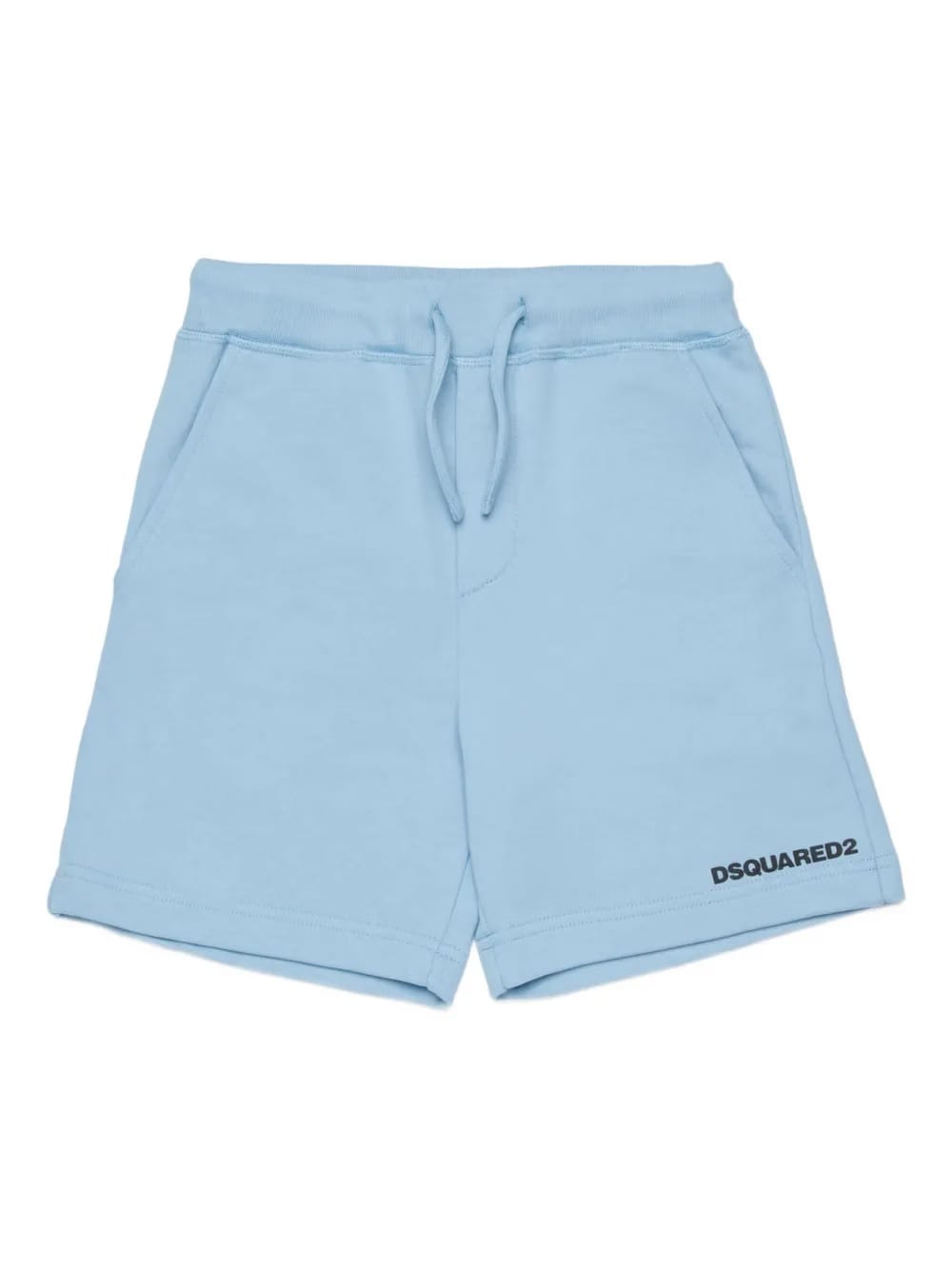 drawstring logo-print fleece shorts