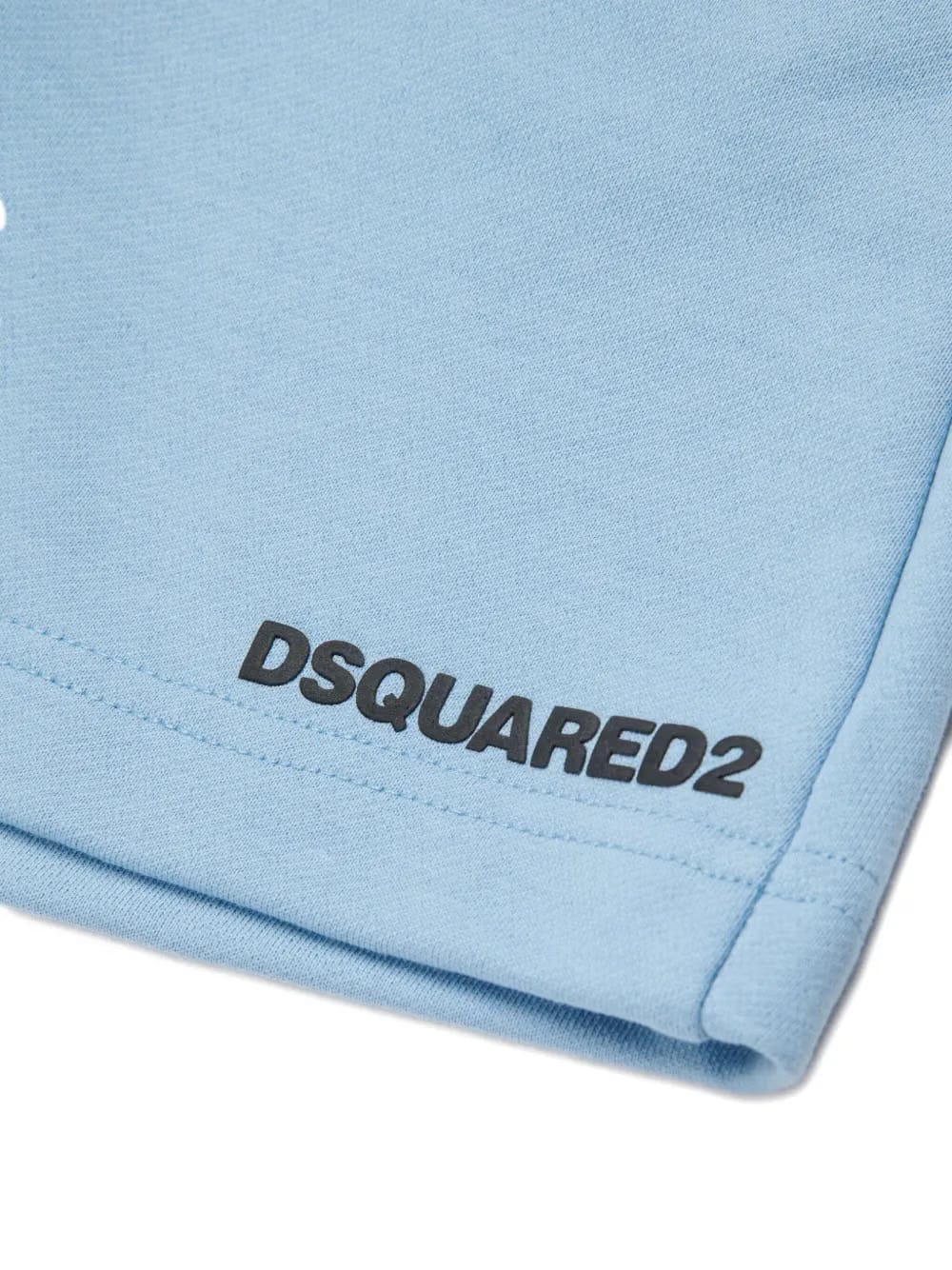 drawstring logo-print fleece shorts