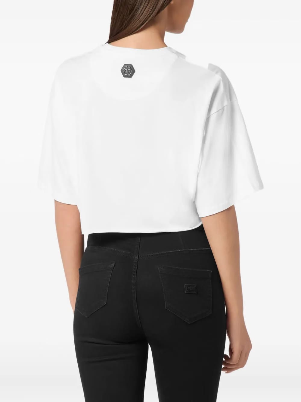 cropped cotton T-Shirt