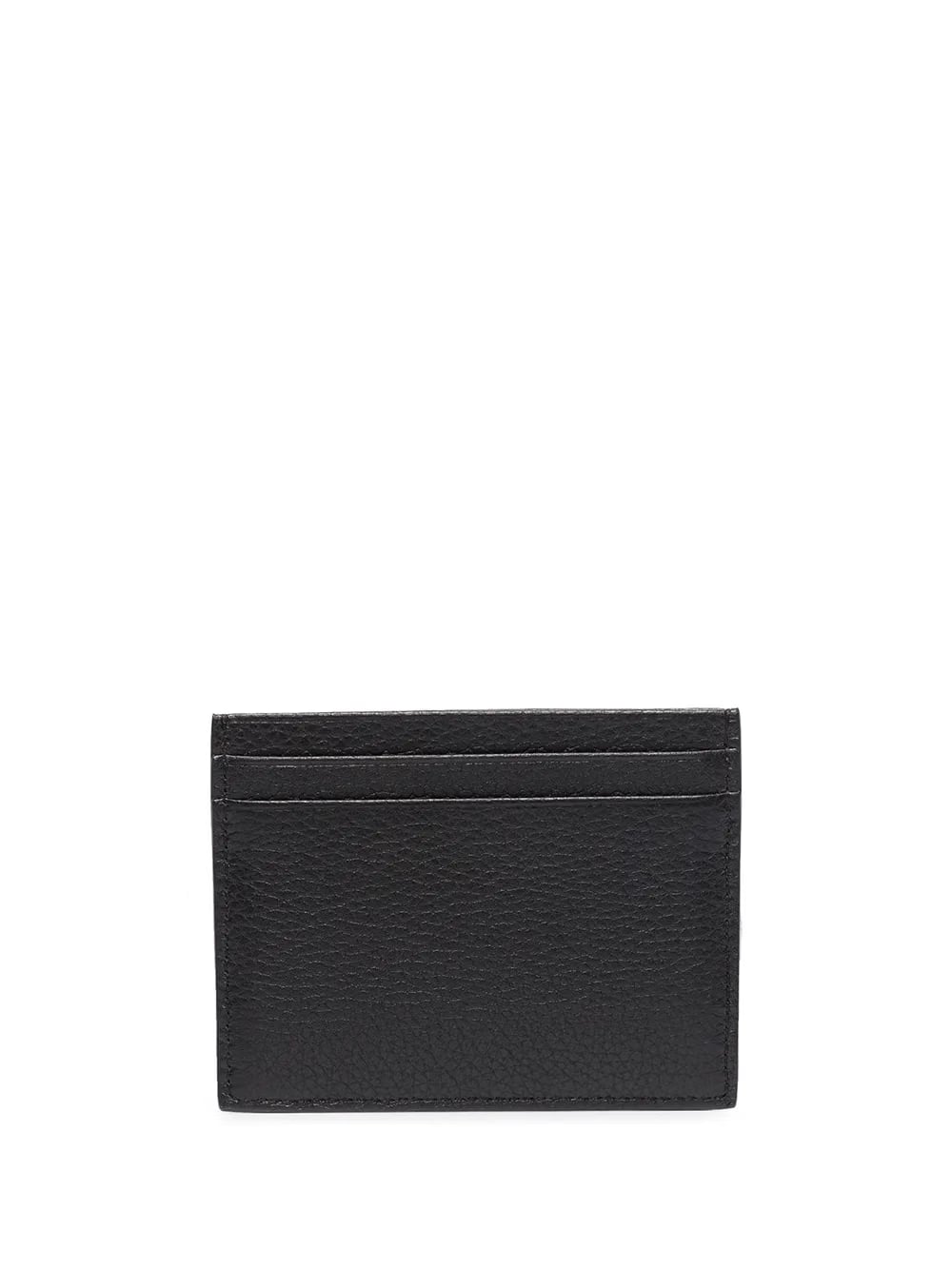 logo-debossed cardholder