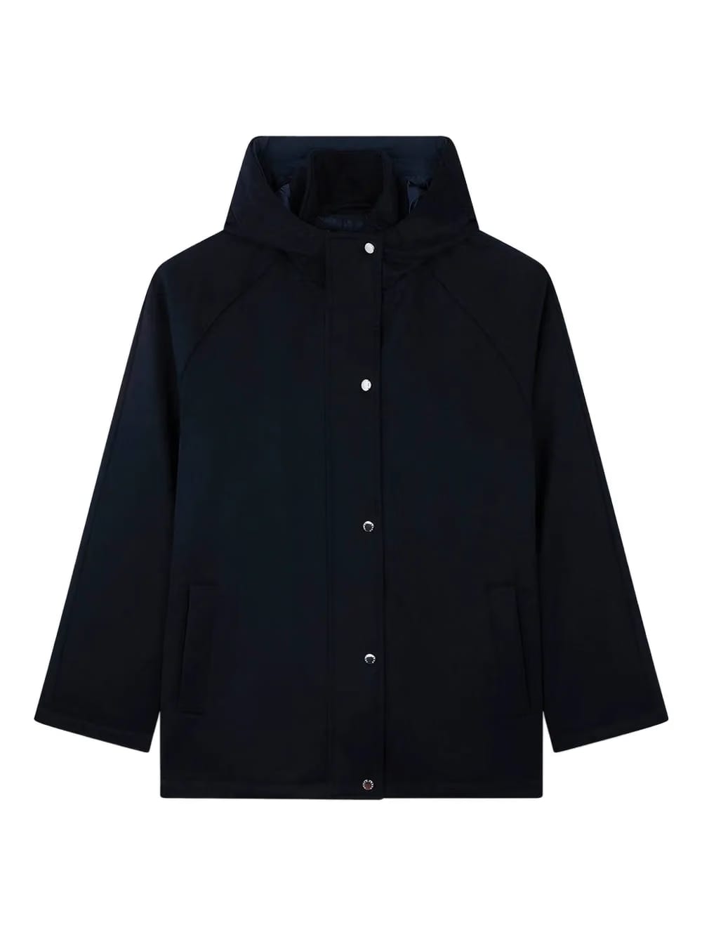 hooded cashmere parka
