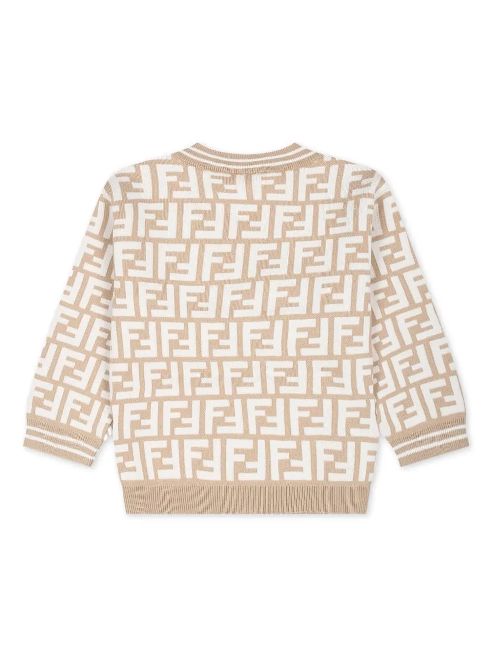logo-intarsia cardigan