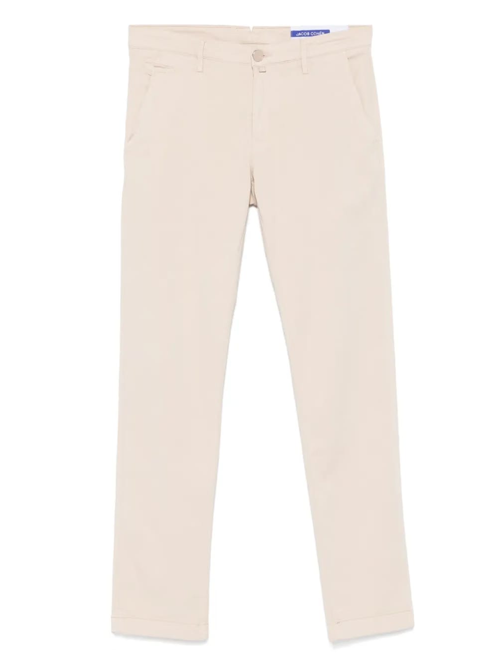 slim-cut trousers