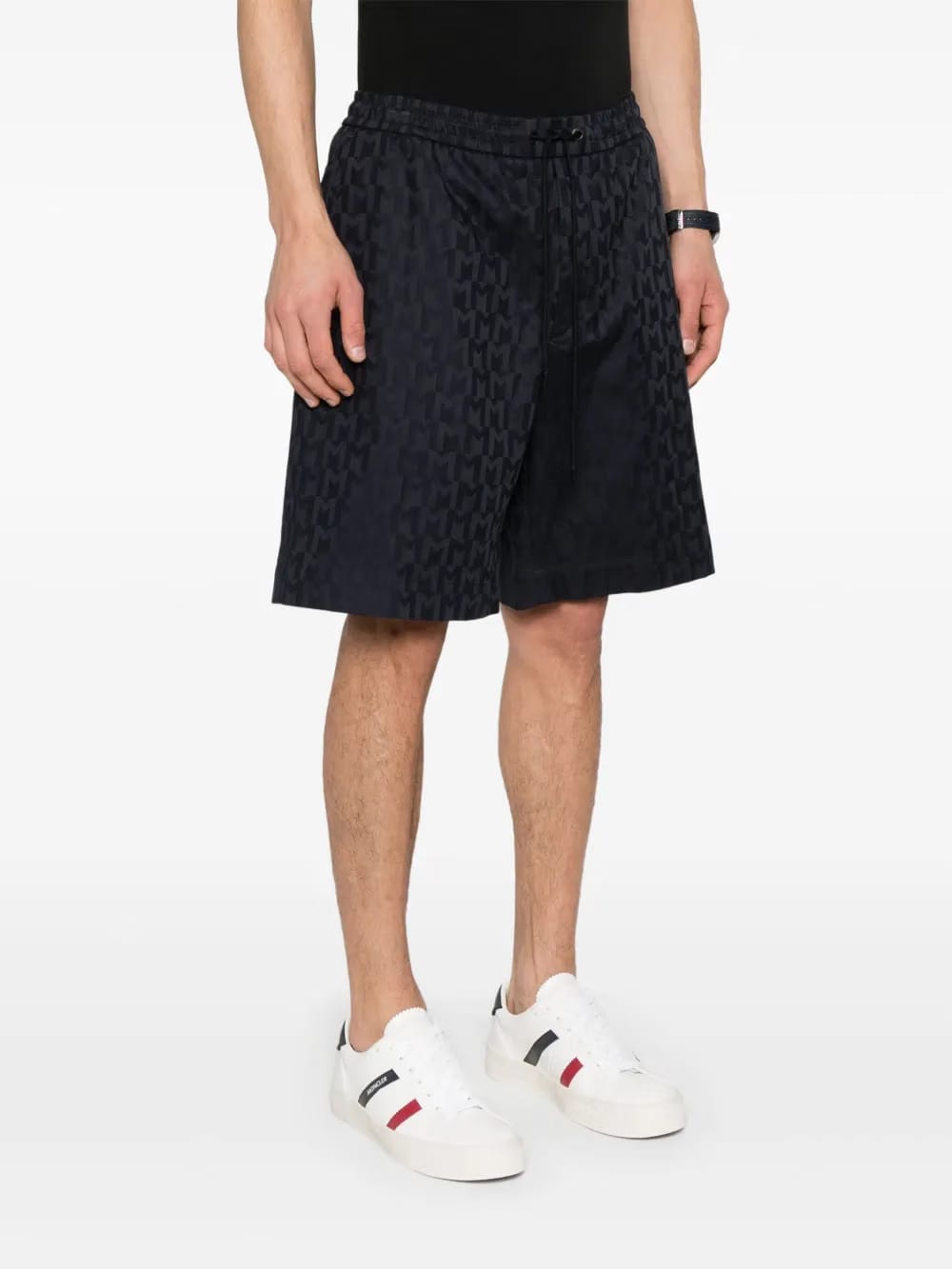 monogram jacquard shorts