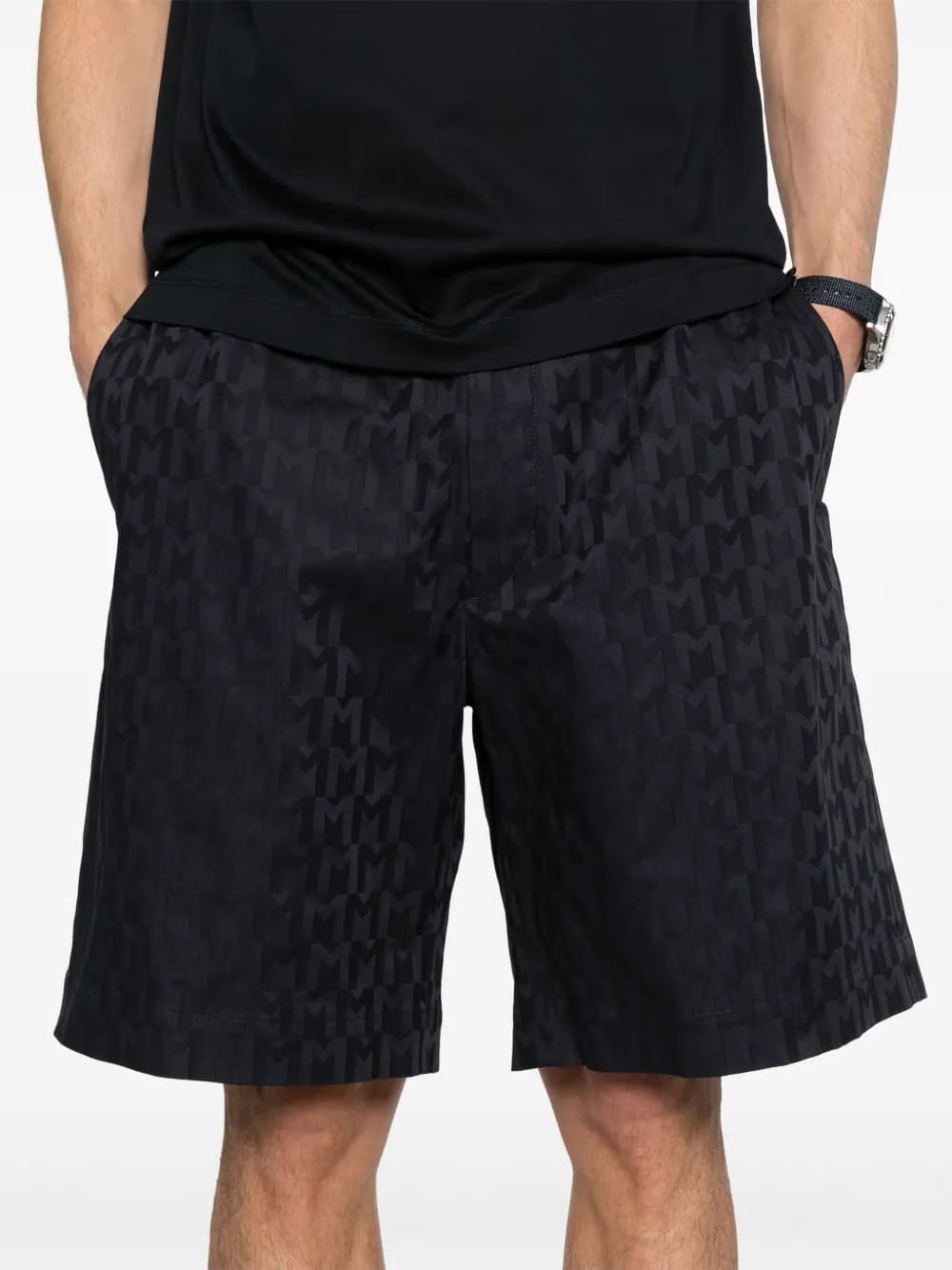 monogram jacquard shorts