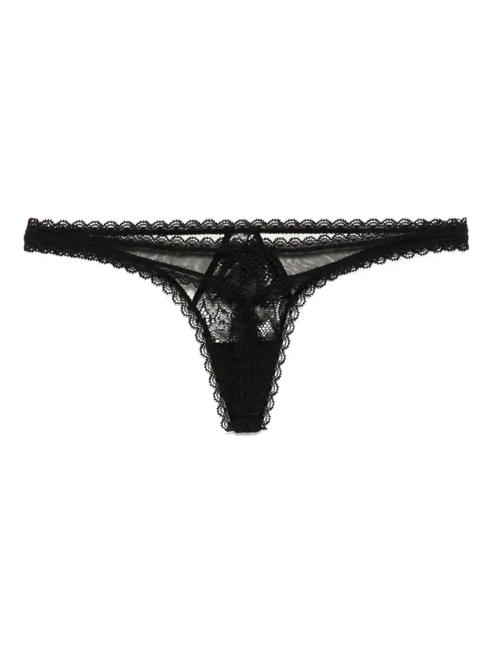 Dahlia lace thong