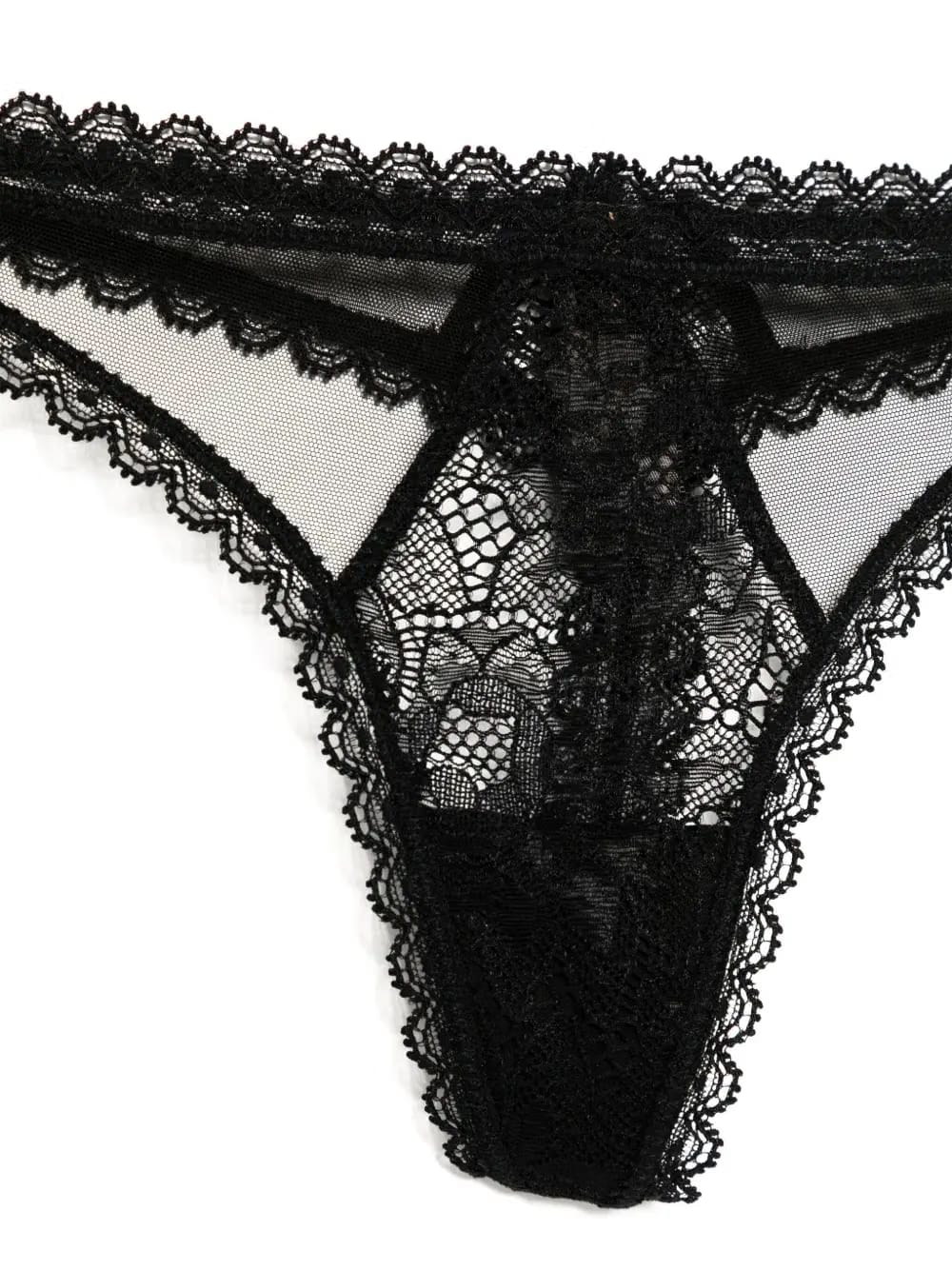 Dahlia lace thong