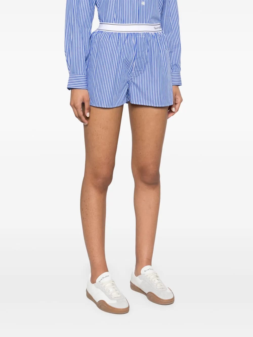 logo-waistband shorts