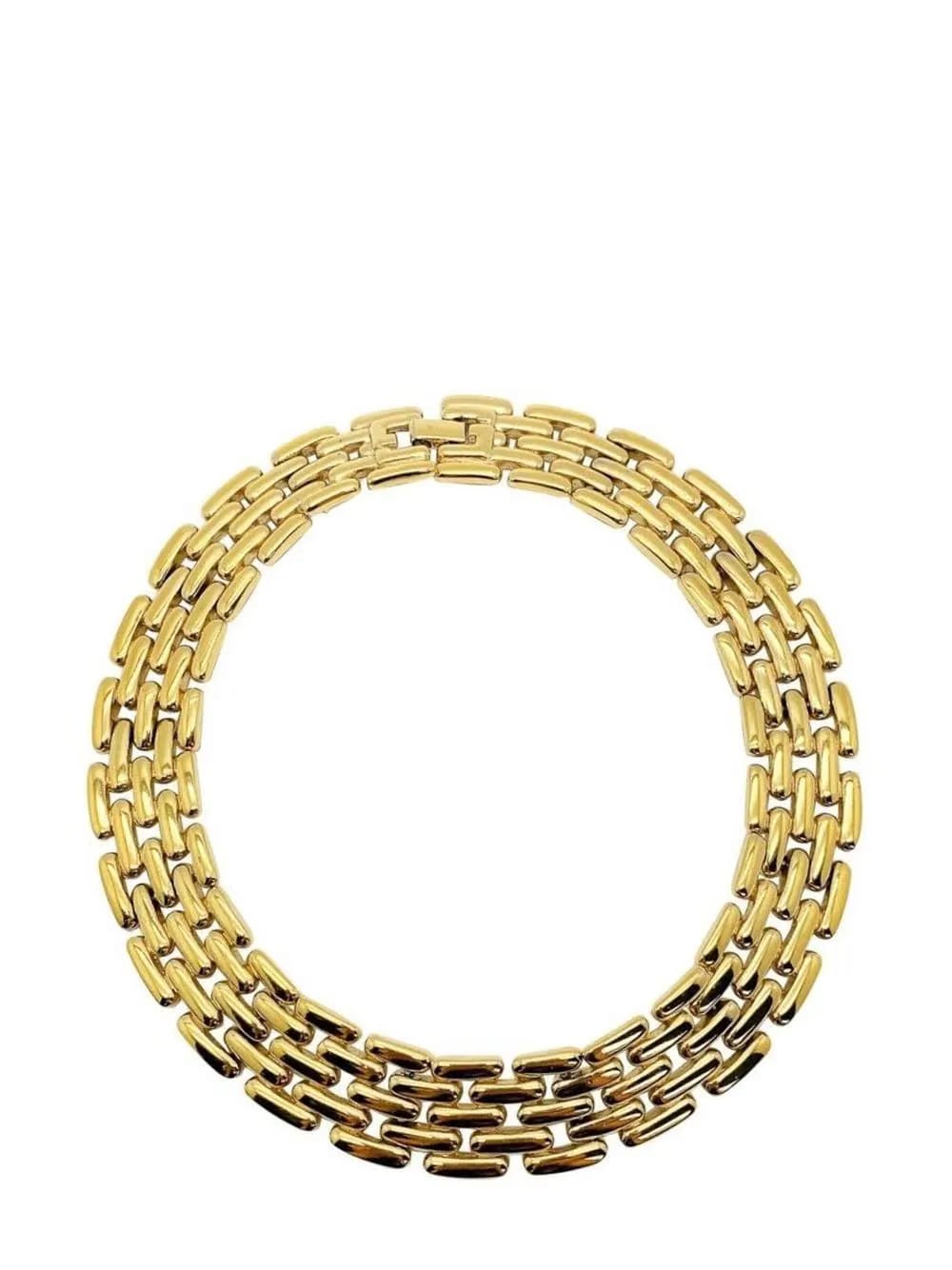1980s chain-link choker necklace