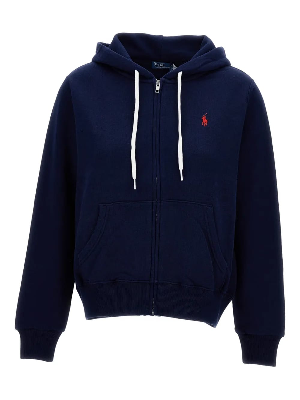 Embroidered Pony Zip Hoodie