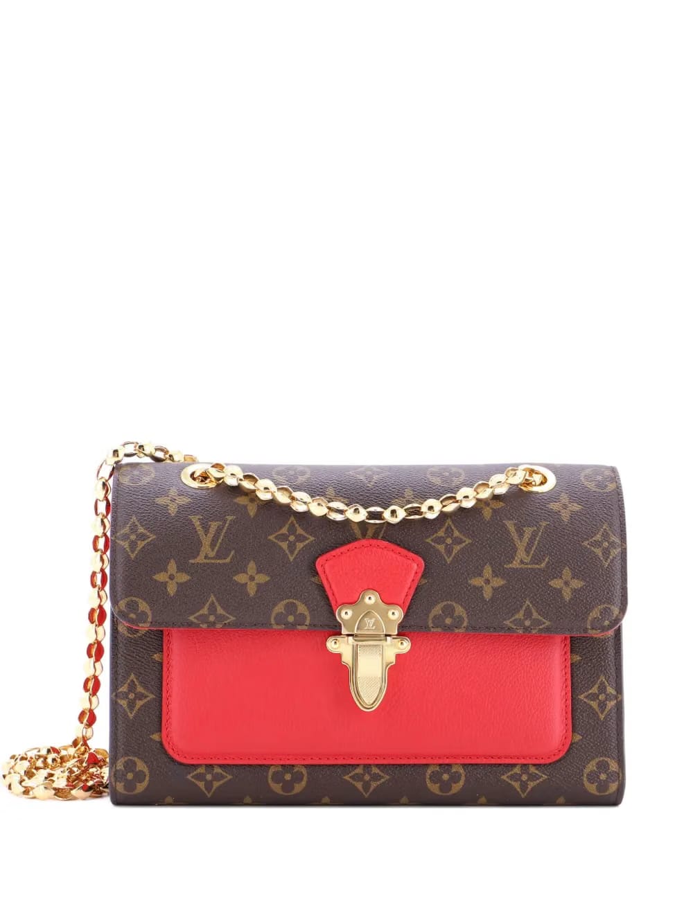 Victoire Handbag Monogram Canvas and Leather shoulder bag