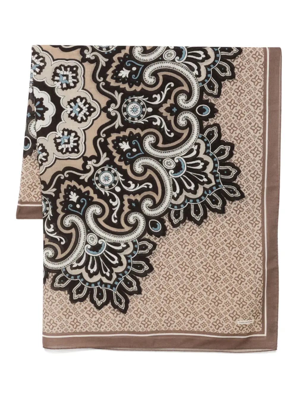 paisley-print scarf