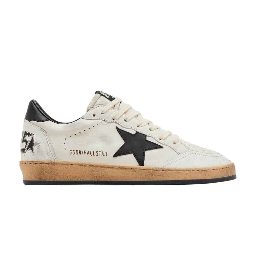 Golden Goose Ball Star White Black