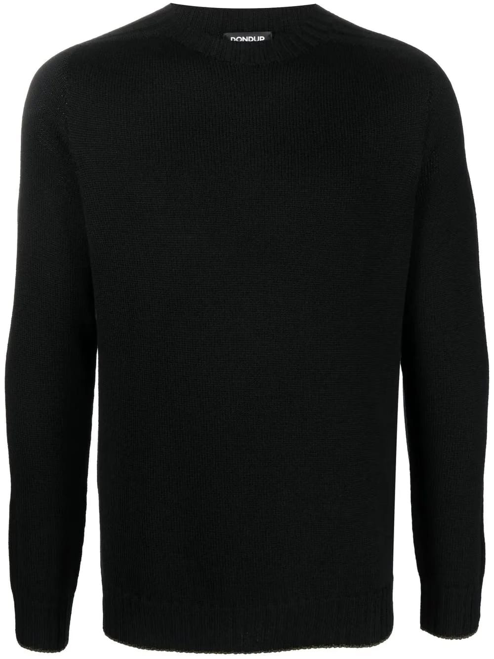 ribbed-detail knit jumper