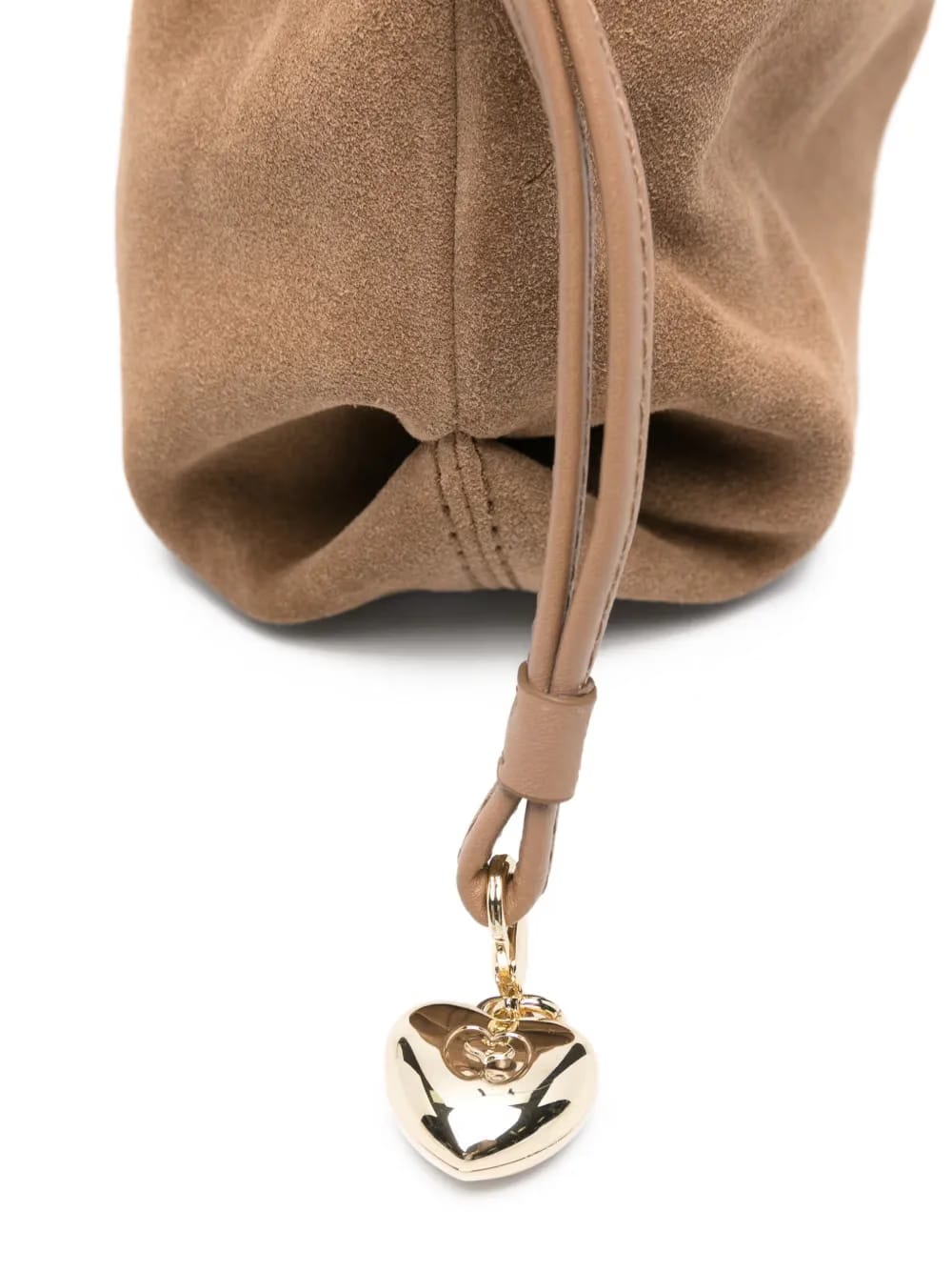 heart-charm shoulder bag