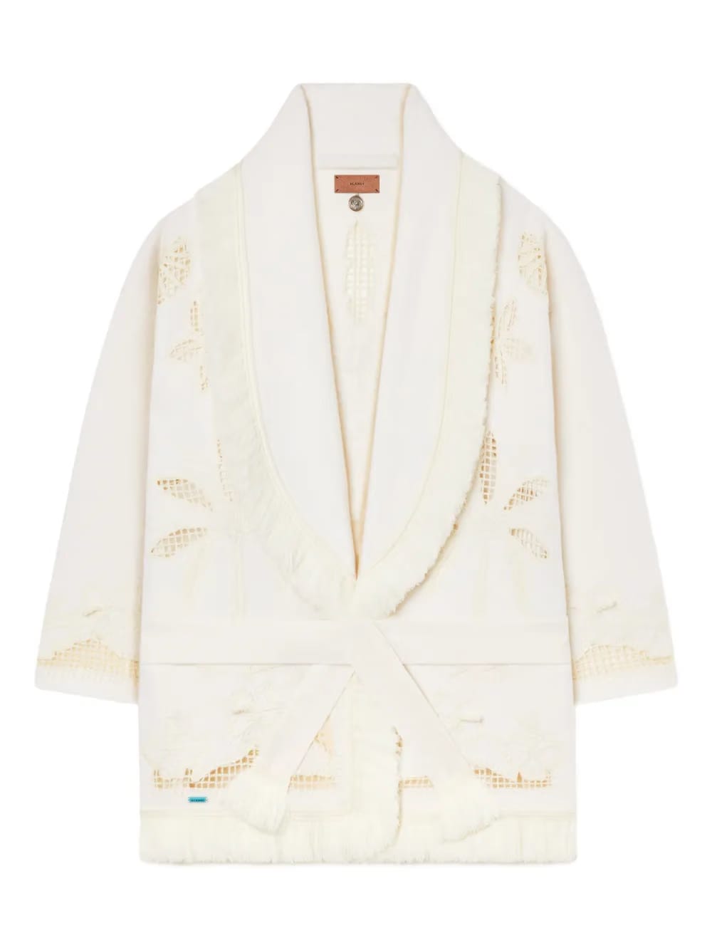 Island’s Diary openwork cardi-coat