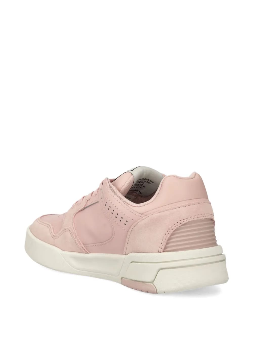 logo-detail perforated sneakers