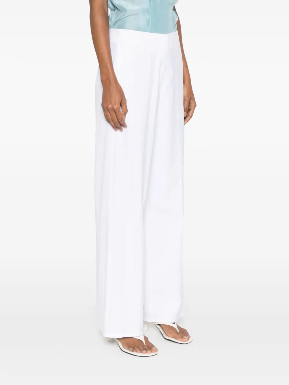 high-waist trousers