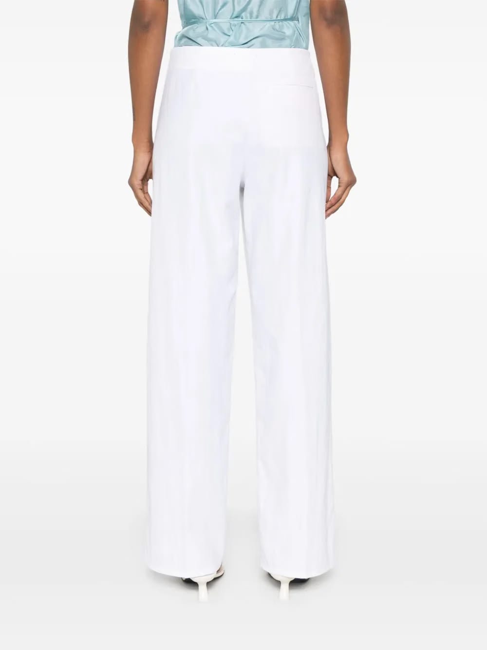 high-waist trousers