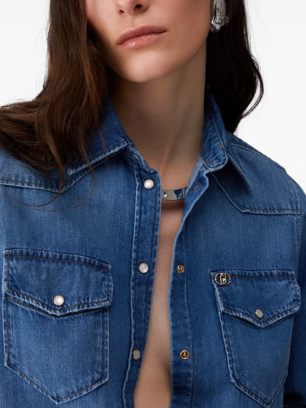 denim wash shirt
