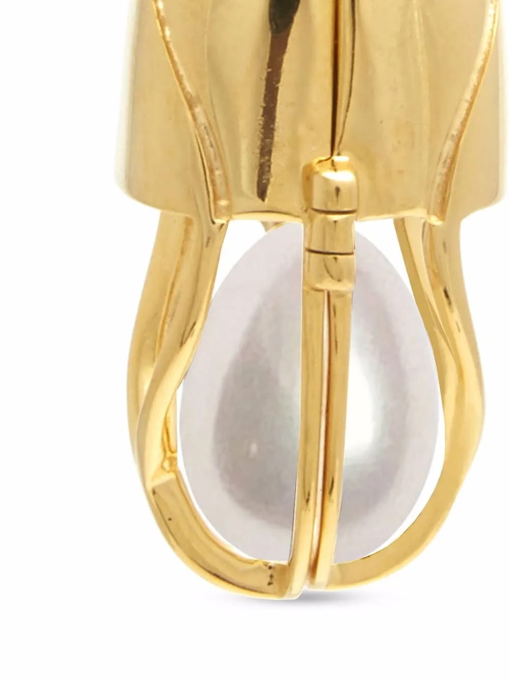 Capsule pearl earring