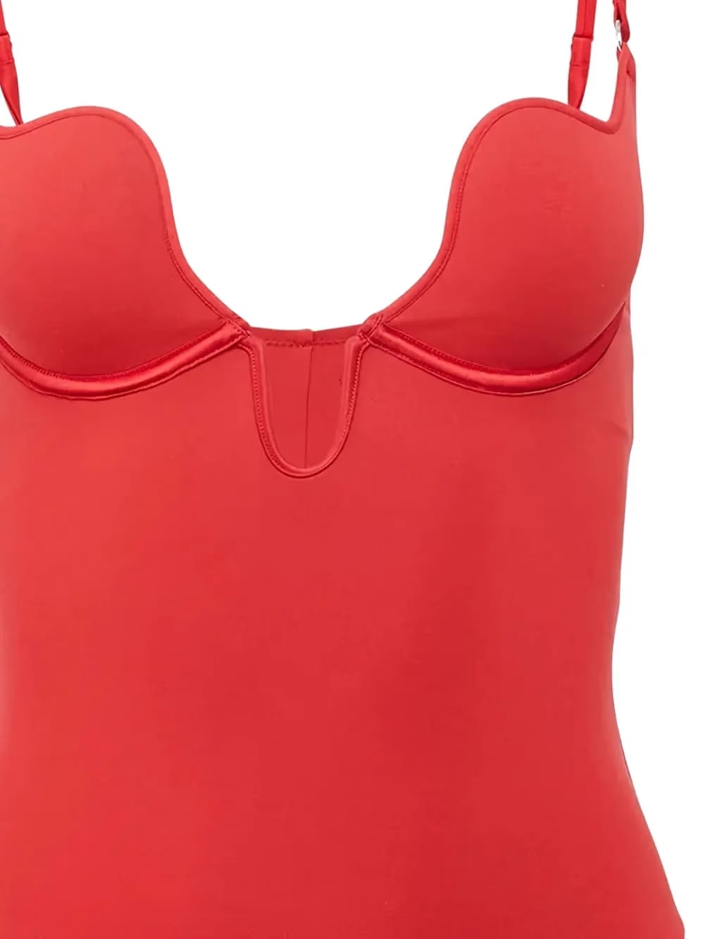 u-plunge adjustable-strap bodysuit