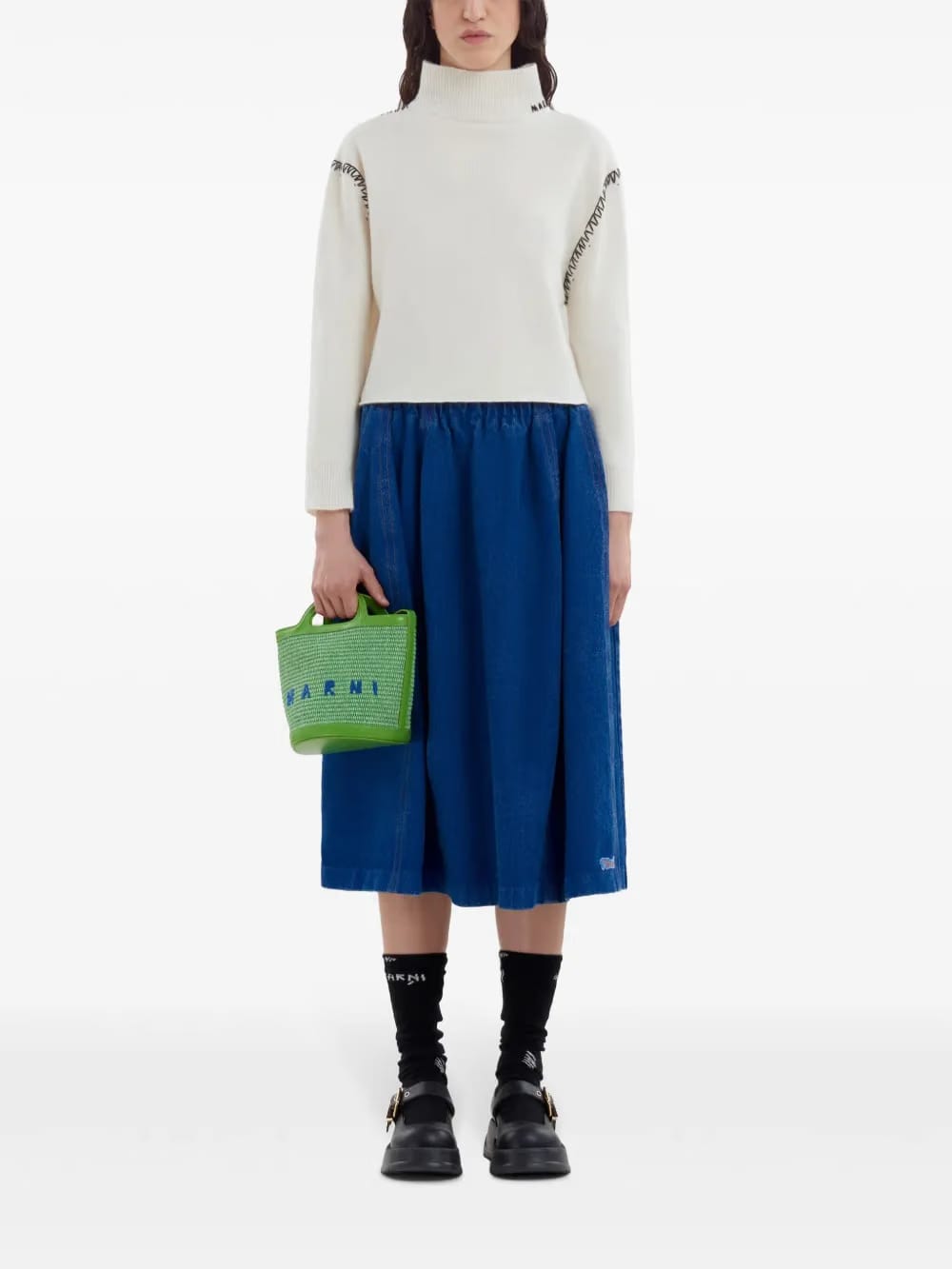 ropicalia logo-embroidered tote bag