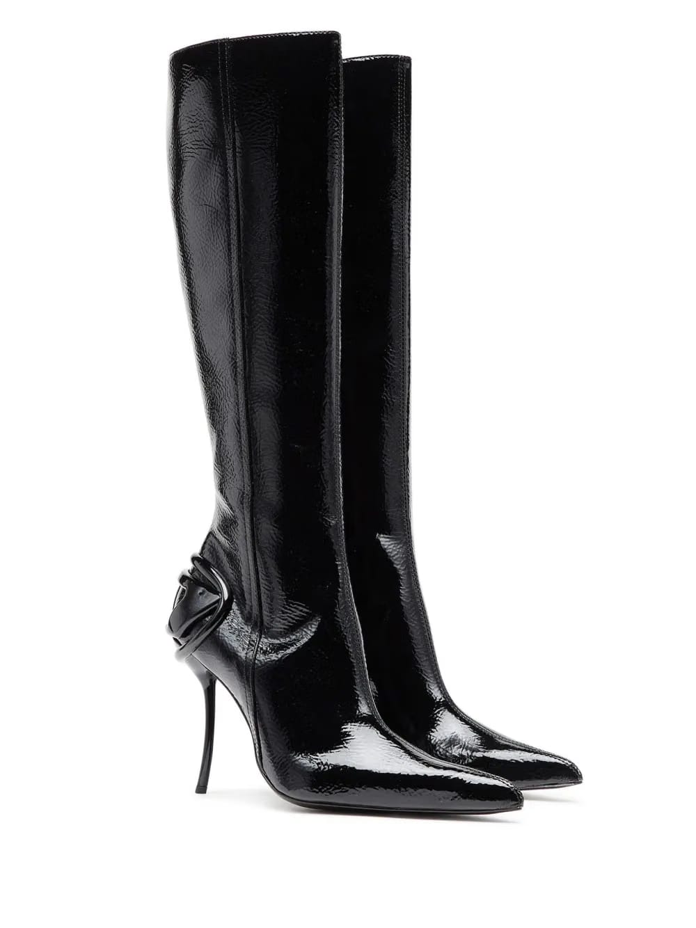 110mm Leather Boots