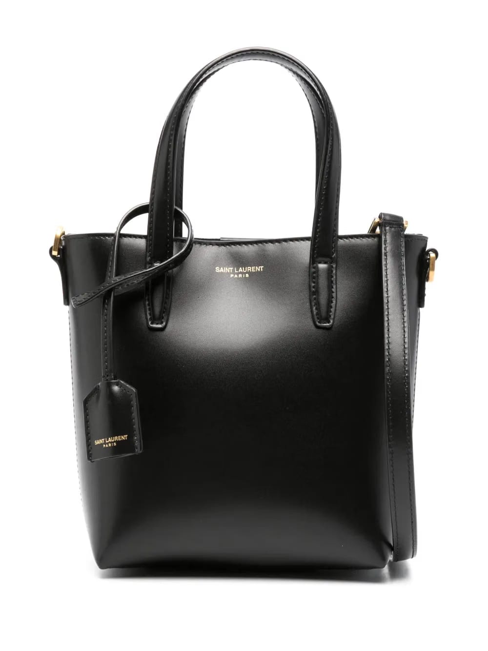 mini Shopping leather tote bag