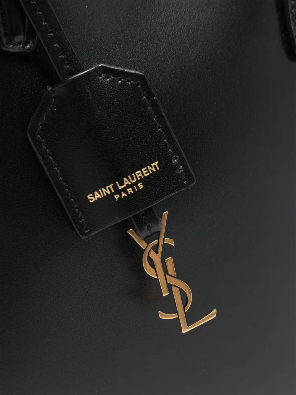mini Shopping leather tote bag