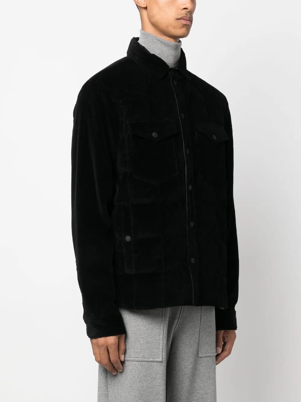 Gelt down shirt jacket