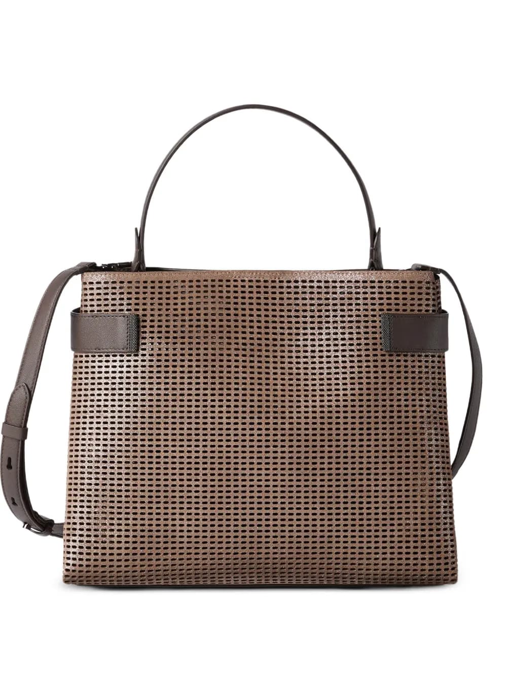 Essence top-handle tote bag