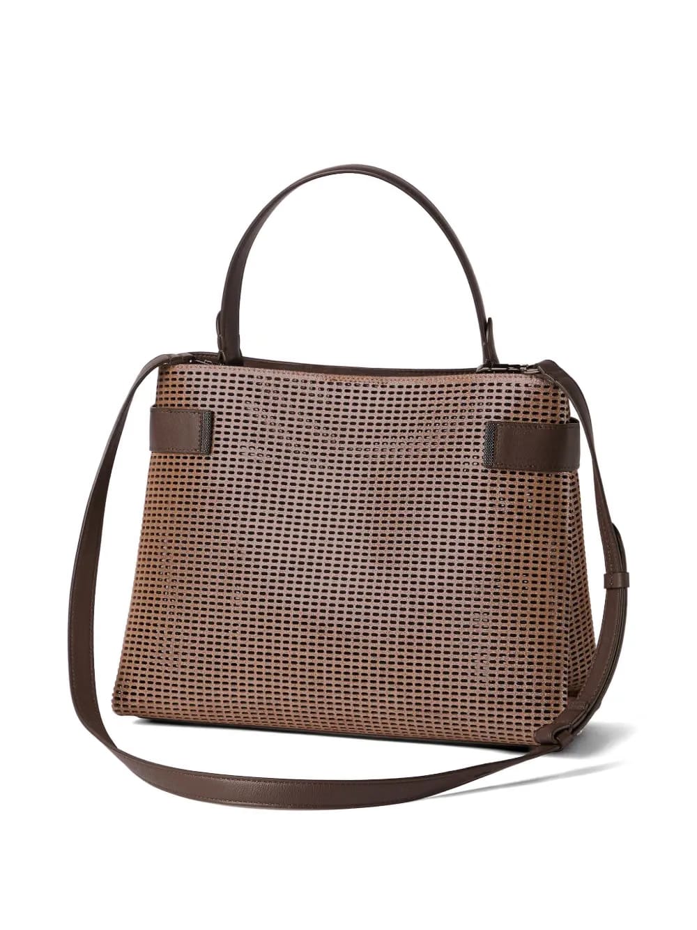 Essence top-handle tote bag