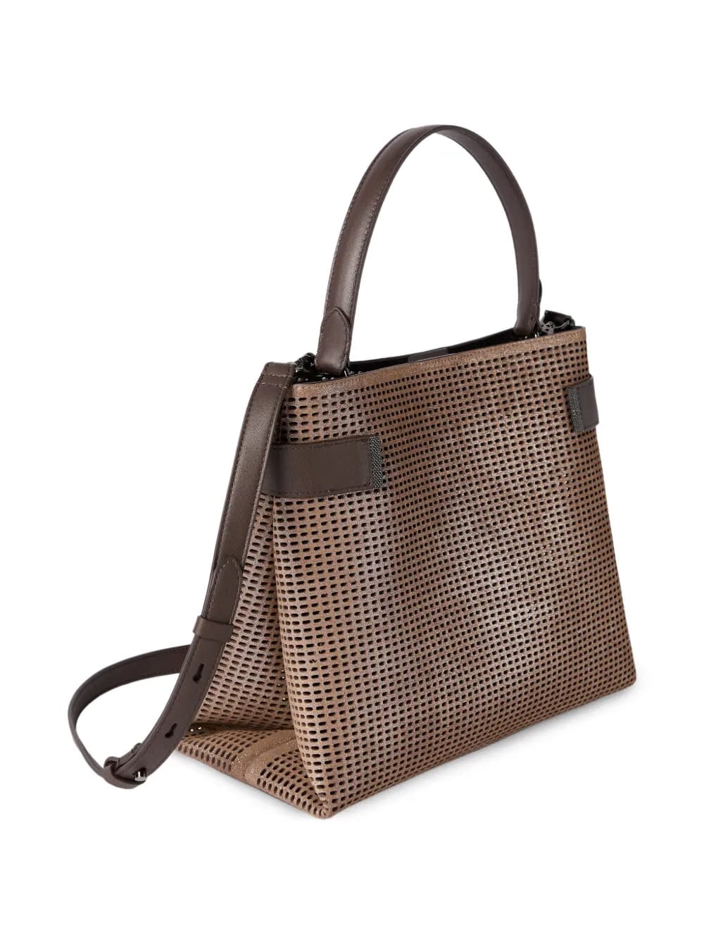 Essence top-handle tote bag
