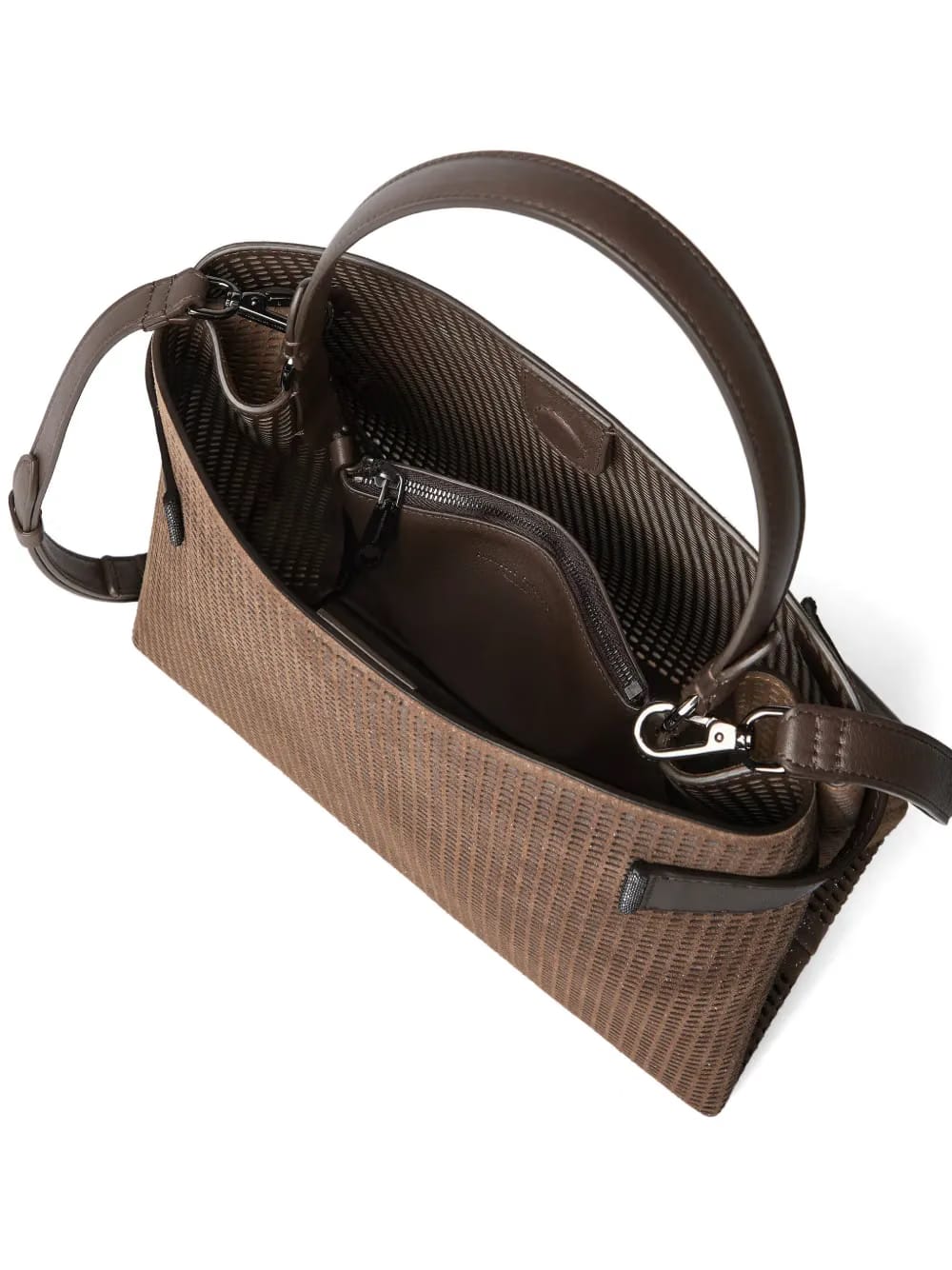 Essence top-handle tote bag