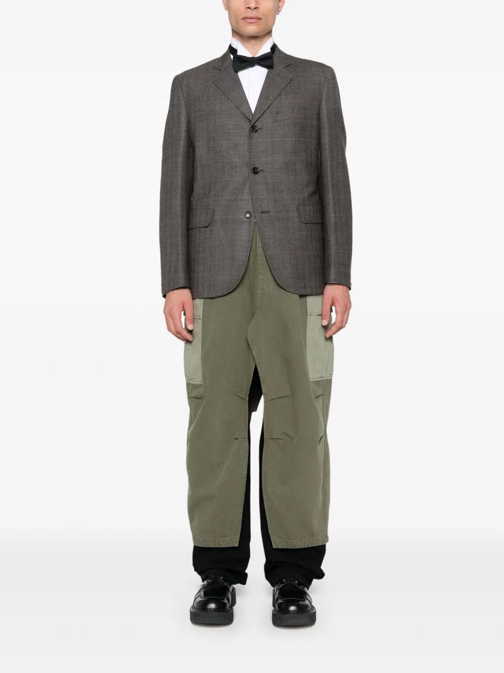 panelled coat