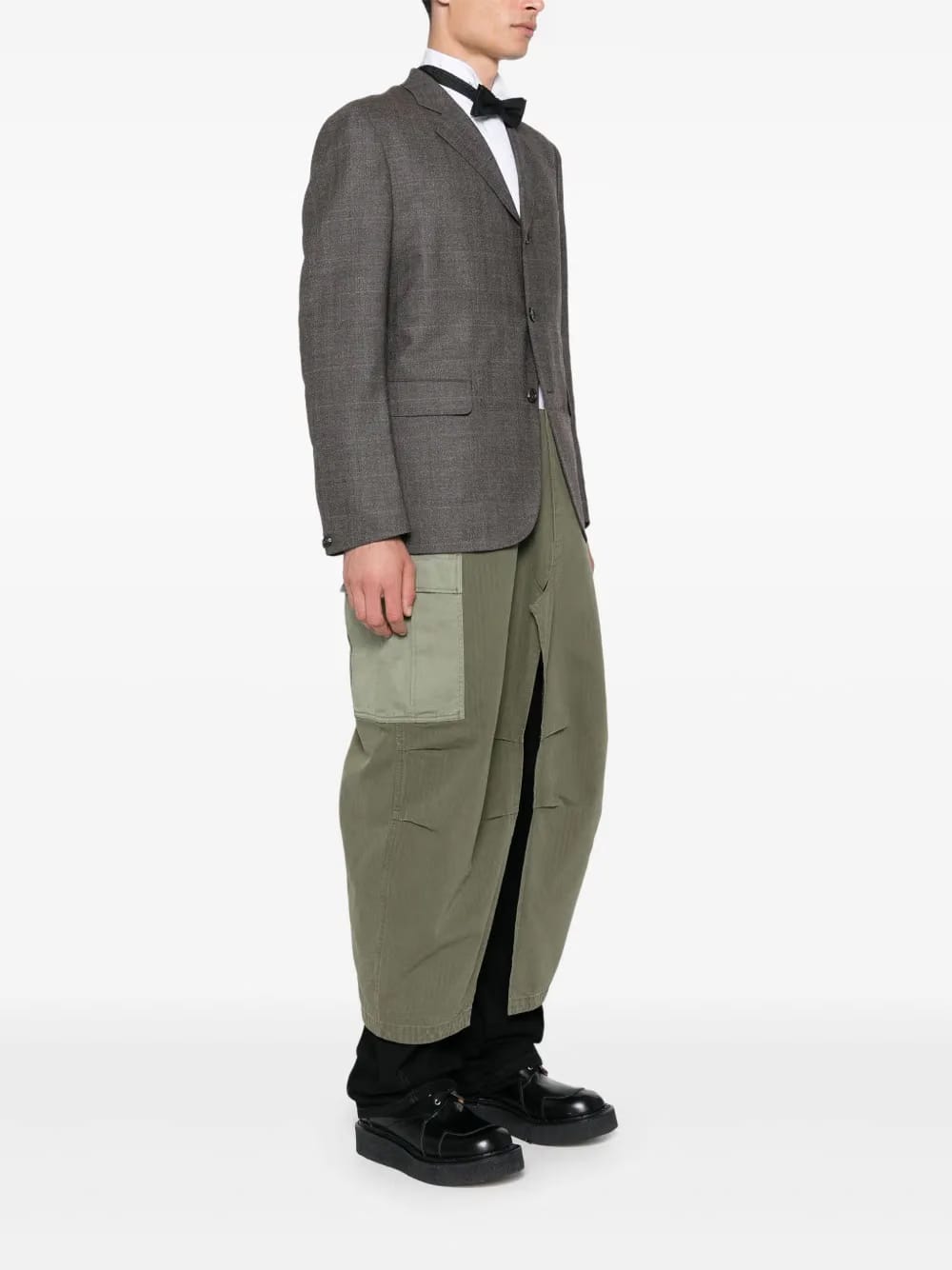 panelled coat